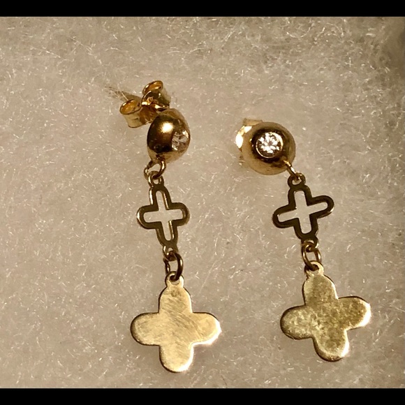 SOLD New Real 18K Gold Louis Vuitton Earrings. - Picture 4 of 4